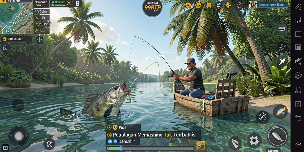 Tampilan memukau gameplay Fishing di 99RTP.