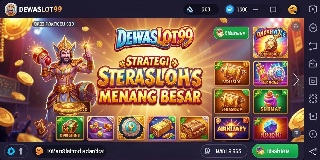 Tampilan gameplay DEWASLOT99 yang menarik dan menantang.
