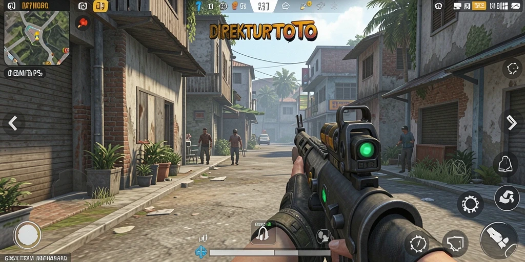 Tampilan gameplay seru dan menegangkan dari DIREKTURTOTO.
