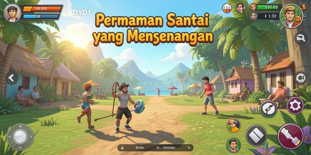 Tampilan gameplay DY01 yang seru dan mengasyikkan.