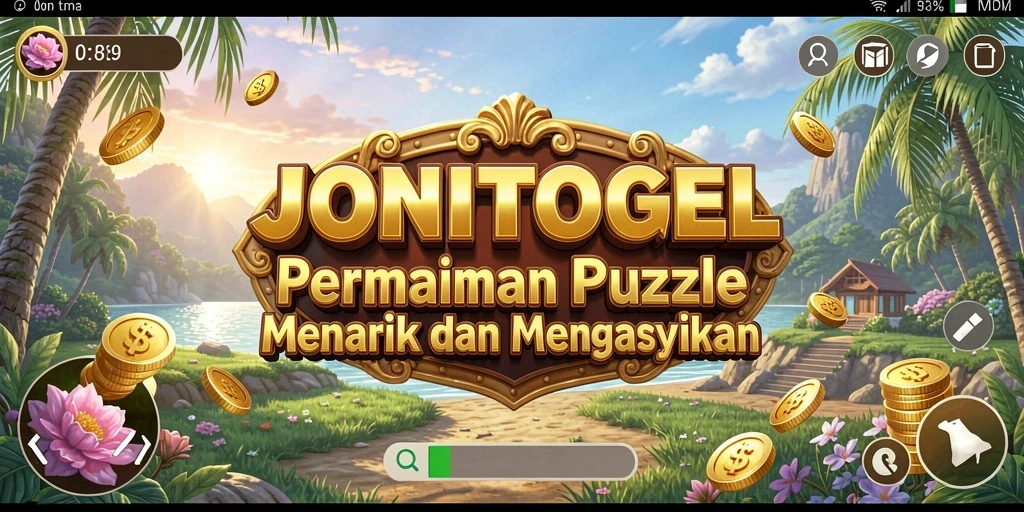 Gameplay seru dari JONITOGEL dengan berbagai puzzle menantang.