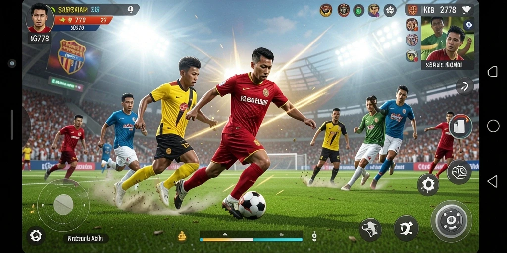 Tampilan aksi seru dalam gameplay KG778 yang memukau.