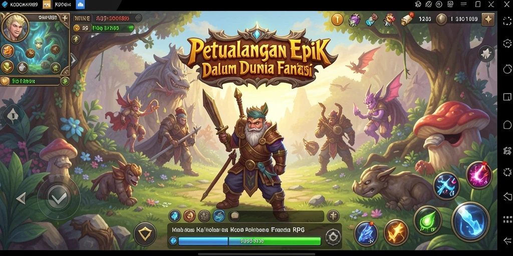 Tampak aksi seru dari KODOKHOKI889 dalam petualangan RPG.