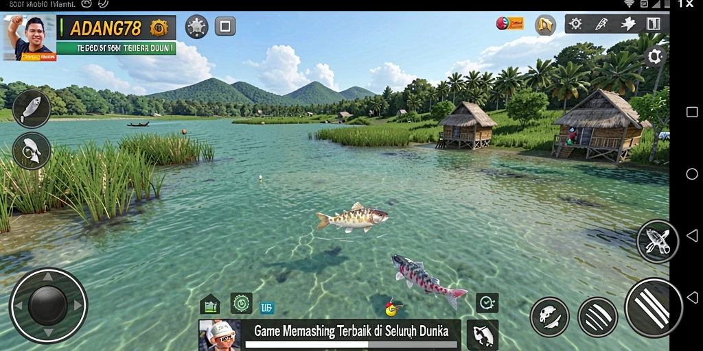 Tangkapan ikan yang menakjubkan dalam game LADANG78.