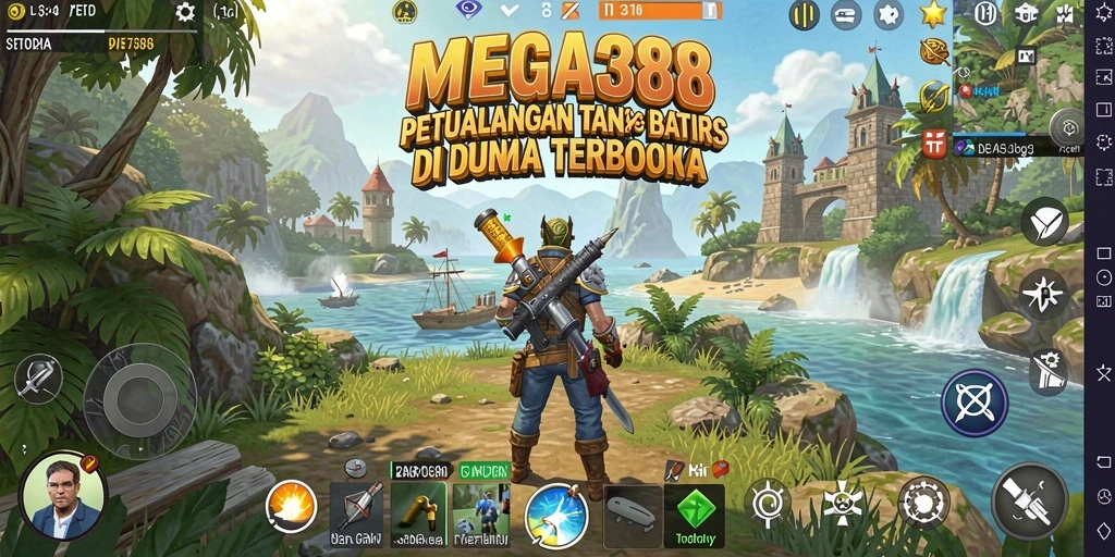 Tampilan memukau gameplay Open World dari MEGA388.