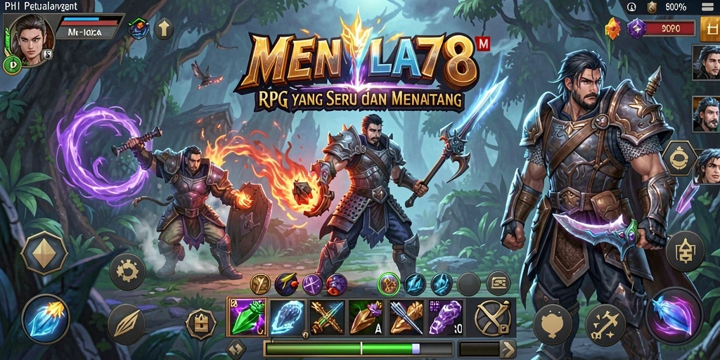 Screenshot MENYALA78 menampilkan aksi RPG yang mendebarkan.