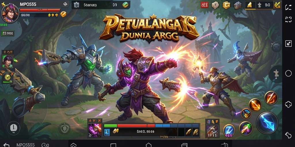 Tangkapan layar MPO555 menampilkan aksi seru petualangan ARPG.