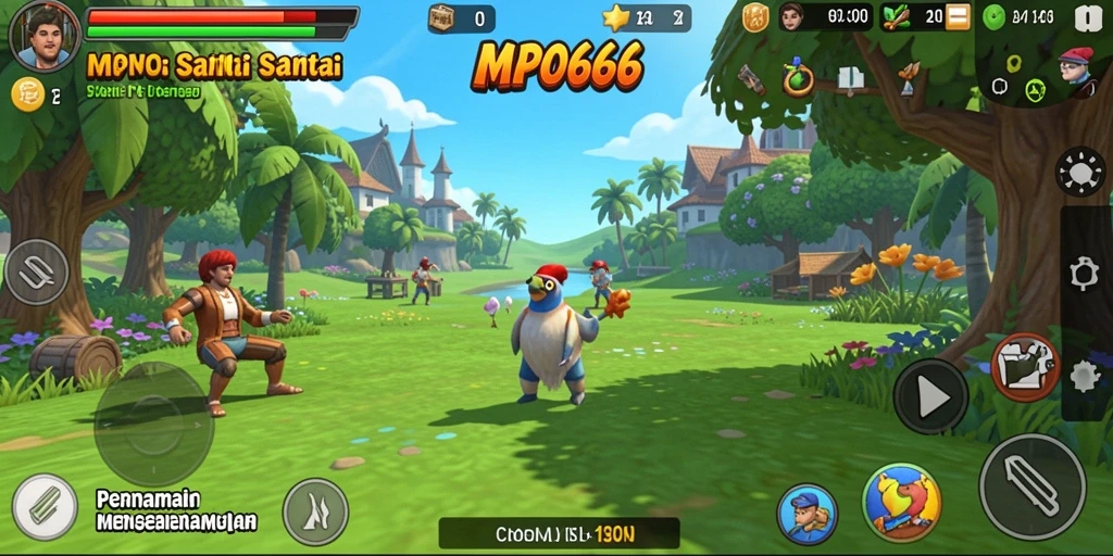 Tampilan gameplay MPO666 yang mengasyikkan dan penuh warna.