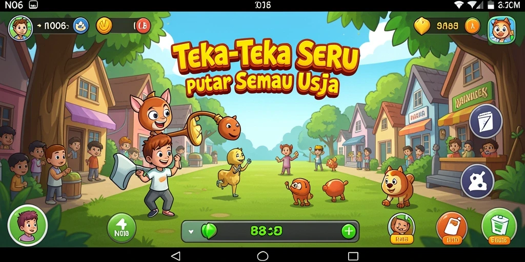 Screenshot gameplay N06 yang menampilkan teka-teki yang menantang.