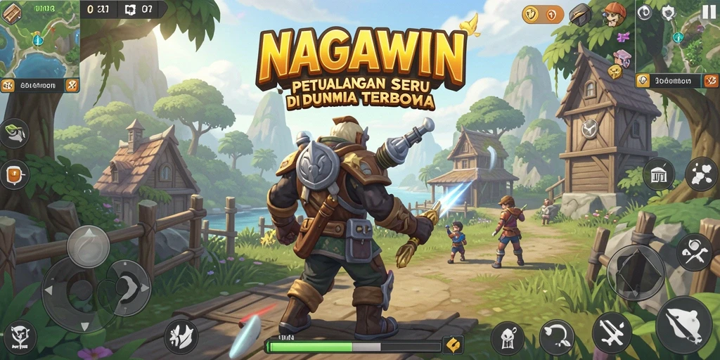Tampilan luar biasa dari gameplay Open World NAGAWIN.