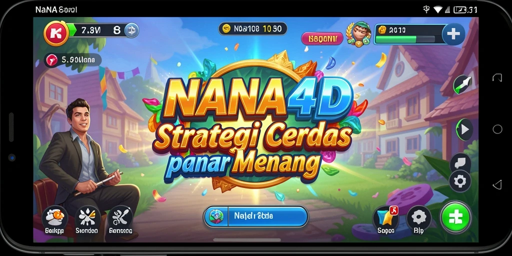 Tampilan gameplay NANA4D yang mendebarkan dan penuh strategi.