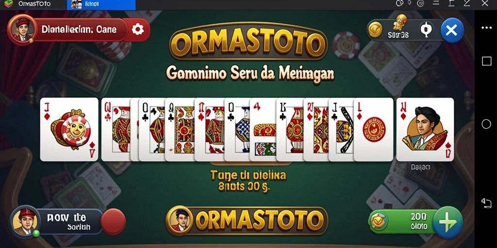 Screenshot gameplay ORMASTOTO yang menyenangkan dan penuh tantangan.