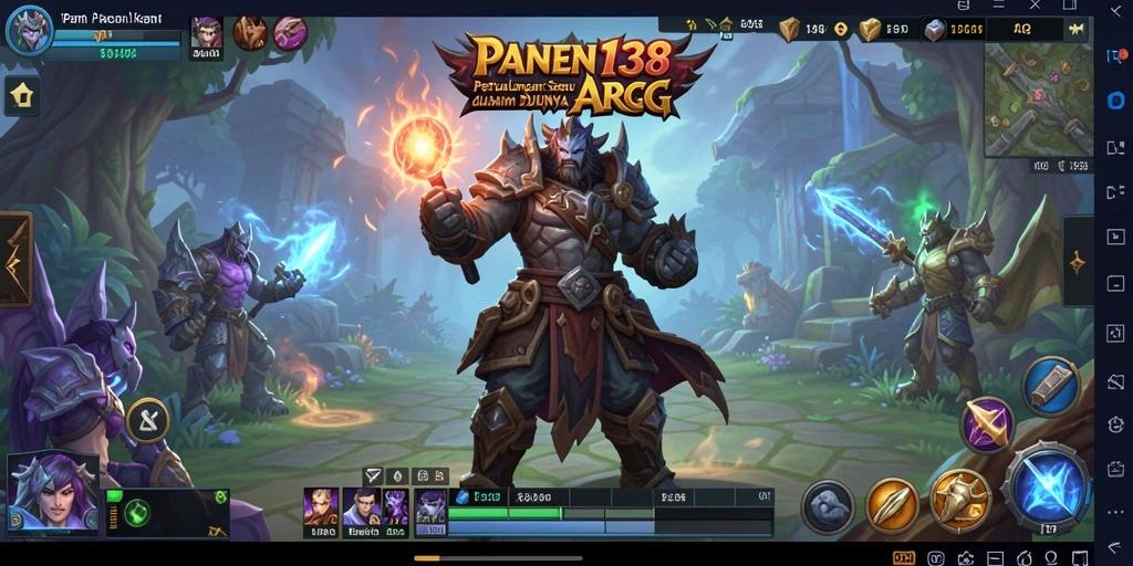 Tampilan gameplay seru dari PANEN138 dengan pertarungan ARPG yang menegangkan.