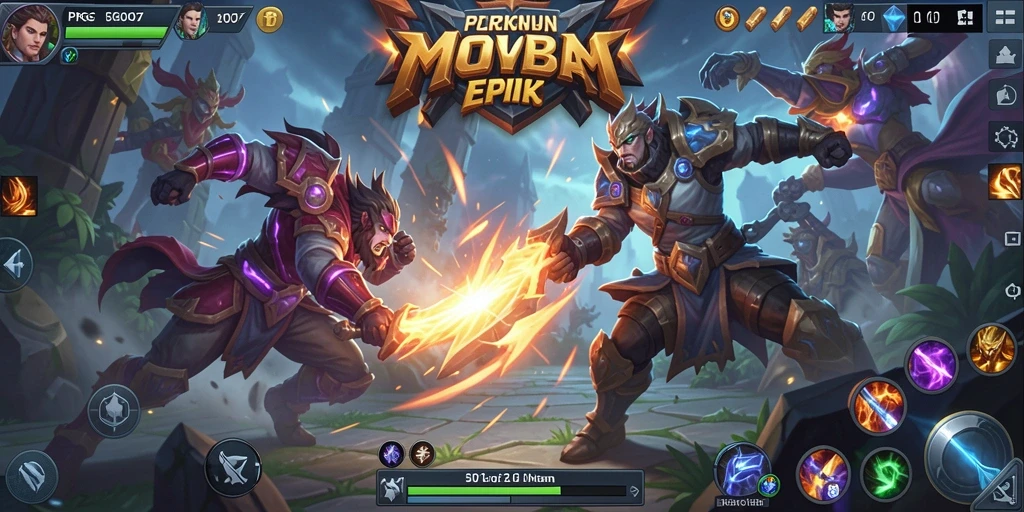 Gameplay seru dalam pertandingan MOBA PRG007.