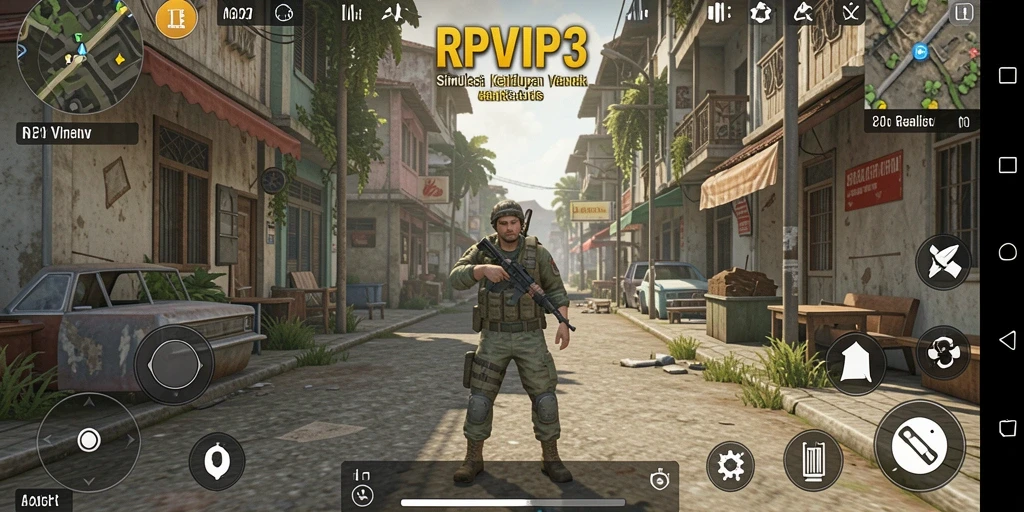 Tampilan hidup dalam gameplay RPVIP3 yang memukau.